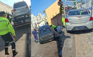 Veículos estacionados de forma irregular são alvo da Operação Natal realizada pelo IMMU