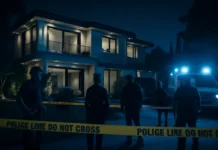 Morte de Rob Reiner e da esposa em Los Angeles: diretor encontrado morto com sinais de facadas; Trump critica o cineasta em rede social Imagem de uma residência de luxo em Los Angeles à noite, polícia ao redor após morte rob reiner esposa