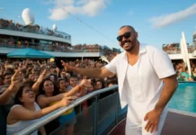 Belo recepciona fãs no cruzeiro temático ‘Belo em Alto Mar’ que parte de Santos: ‘Melhor festa da vida de vocês’