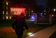 Polícia procura suspeito após relatos de tiroteio no campus da Universidade Brown em Providence; alunos recebem alerta de emergência