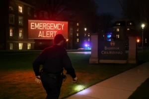 Polícia procura suspeito após relatos de tiroteio no campus da Universidade Brown em Providence; alunos recebem alerta de emergência