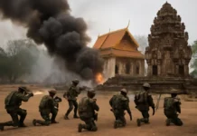 Cessar-fogo anunciado por Trump não freia confrontos: Tailândia segue atacando Camboja perto de templos Khmer e já causa mais de 500 mil deslocados