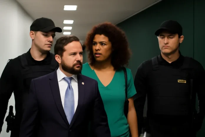 Hugo Motta restabelece escolta a Talíria Petrone após críticas; Câmara diz ter suspendido proteção com base em parecer técnico Hugo Motta restabelece escolta a Talíria Petrone após críticas; Câmara diz ter suspendido proteção com base em parecer técnico