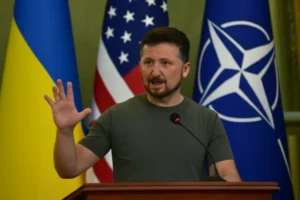 Zelensky anuncia que Ucrânia abrirá mão da adesão à OTAN em troca de garantias jurídicas de segurança dos EUA e europeus antes de negociações