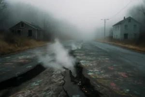 Cidade-fantasma que inspirou ‘Silent Hill’ queima há mais de 60 anos e hoje abriga apenas cinco moradores