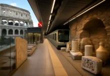 Como Roma ergueu uma estação de metrô sob o Coliseu e transformou achados arqueológicos em um museu subterrâneo