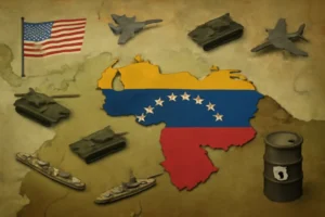 Como os EUA montaram um cerco militar e econômico à Venezuela para pressionar Maduro e controlar o petróleo