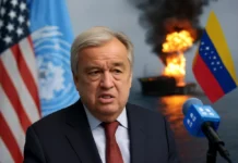 Guterres pede desescalada imediata após EUA anunciarem embargo a petroleiros venezuelanos; tensão reúne reações globais