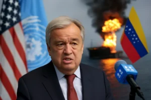 Guterres pede desescalada imediata após EUA anunciarem embargo a petroleiros venezuelanos; tensão reúne reações globais