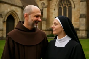 Frade de 53 anos abandona o monastério para casar com freira: como o amor redefine fé e vida religiosa na Inglaterra
