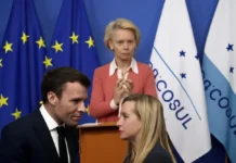 Mercosul-UE: Von der Leyen aponta maioria de Estados-membros para aprovação; assinatura adiada para janeiro e tensões entre França e Itália persistem