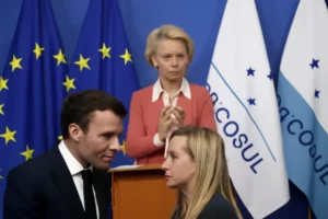Mercosul-UE: Von der Leyen aponta maioria de Estados-membros para aprovação; assinatura adiada para janeiro e tensões entre França e Itália persistem