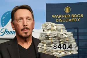 Garantia de US$ 40,4 bilhões de Larry Ellison eleva aposta na disputa entre Paramount e Warner Bros. Discovery