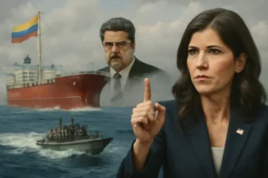Interceptação de petroleiros venezuelanos eleva tensão entre EUA e Maduro; Kristi Noem afirma que Maduro precisa deixar o poder