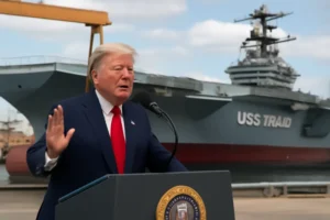 Trump anuncia nova classe de navios de guerra batizada em homenagem a ele mesmo: o que envolve a promessa de acelerar a produção e ampliar a frota dos EUA