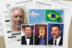 Caso Epstein: nova remessa de documentos divulgada pelo DOJ revela fotos de celebridades e menções ao Brasil