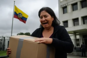 Crise de saúde no Equador ganha dimensão humana após caso de mãe que recebeu o corpo da filha em caixa de papelão e reverbera na política