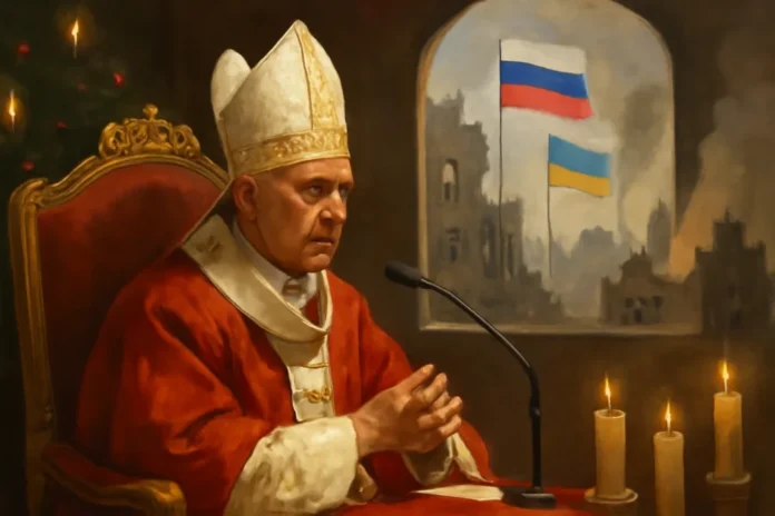 No primeiro Natal como papa Leão XIV faz apelo pela paz entre Rússia e Ucrânia e relembra sofrimento em Gaza