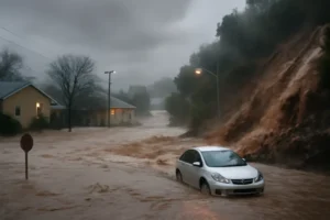 Enchentes e deslizamentos colocam milhões de habitantes da Califórnia em situação de emergência, com rios atmosféricos alimentando tempestades intensas