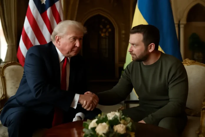 Encontro inédito entre Trump e Zelensky em Mar-a-Lago eleva o tom do debate sobre a guerra Rússia-Ucrânia