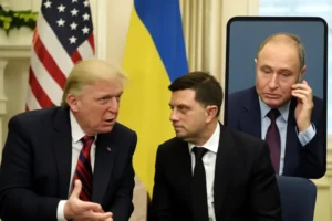 Trump afirma que negociações entre Rússia e Ucrânia estão na fase final durante encontro com Zelensky na Flórida, com Putin em ligação e debate sobre Donbas
