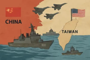 Exercícios militares da China ao redor de Taiwan elevam tensões regionais após vendas de armas dos EUA e declarações do Japão