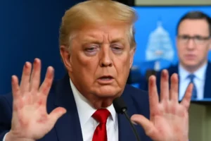 Mãos manchadas, maquiagem e o debate sobre a saúde de Trump no fim de 2025