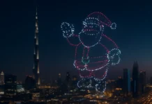 Vídeo de drones formando Papai Noel em Dubai foi criado por computador, apontam checagens, e especialista em efeitos visuais explica o contexto