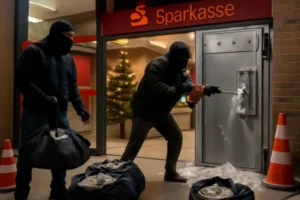 Assalto a banco na Alemanha: criminosos roubam cerca de 30 milhões de euros em Sparkasse de Gelsenkirchen usando furadeira durante o Natal