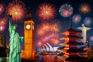 Acompanhe a passagem de ano pelo mundo: tradições, grandes celebrações e curiosidades ao redor do globo