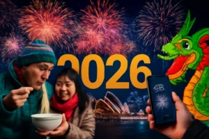 Ano Novo 2026: como as festas ao redor do mundo celebraram a virada com fogos, tradições e tecnologia