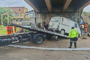 IMMU realiza força-tarefa e remove veículo abandonado no bairro Educandos