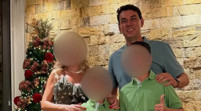 Design-sem-nome-2026-02-12T125604.544 O secretário da prefeitura de Itumbiara, Thales Machado, em foto com a mulher e os filhos (Facebook/Reprodução)