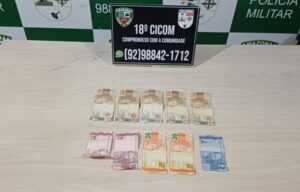 Homem é preso com dinheiro falso ao tentar comprar em comércio na zona Norte de Manaus