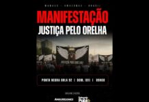 Manifestação em Manaus pede justiça pela morte do cachorro Orelha