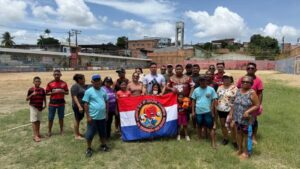 Moradores do Zumbi e vereador cobram prefeitura por reforma de campo de futebol com emenda de R$ 400 mil