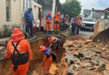 Manaus: Obra emergencial recupera drenagem no São Francisco após chuvas