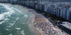 Alerta extremo de temporal no Guarujá: Defesa Civil emite aviso