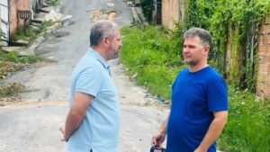 Vereador Elan Alencar cobra melhorias de infraestrutura para o bairro Nova Vitória