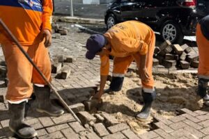 Avenida Eduardo Ribeiro ganha manutenção noturna para garantir mobilidade no centro de Manaus