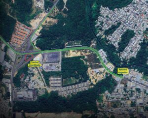 Manutenção no Rapidão Rodoanel de Manaus: Alças internas do viaduto Lydia da Eira Corrêa terão tráfego alterado neste fim de semana