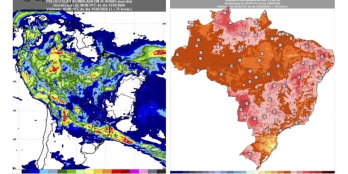 Carnaval com calor e pancadas de chuva isoladas em grande parte do Brasil
