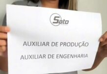 Sato da Amazônia LTDA abre vagas para auxiliar de produção em Manaus