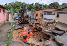 Prefeitura de Manaus realiza obra emergencial para recuperar drenagem na Cidade Nova