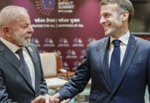 Lula e Macron discutem defesa, ciência, tecnologia e comércio em Nova Délhi