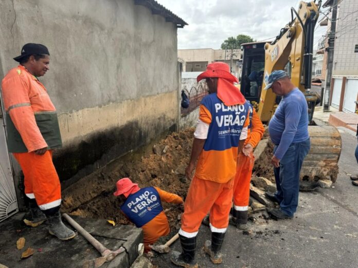 Prefeitura de Manaus age rápido e recupera drenagem rompida no bairro Japiim, zona Sul