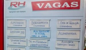 RH Amazonas anuncia novas oportunidades de emprego em Manaus