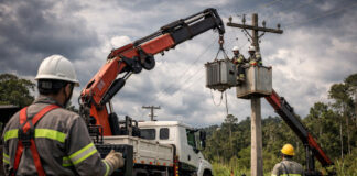 Motorista de Munck no Amazonas