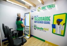 Cabines de Telessaúde em Manaus permitem consulta médica rápida e sem burocracia