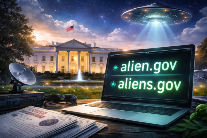 O governo dos Estados Unidos registrou oficialmente os domínios ‘alien.gov’ e ‘aliens.gov’.